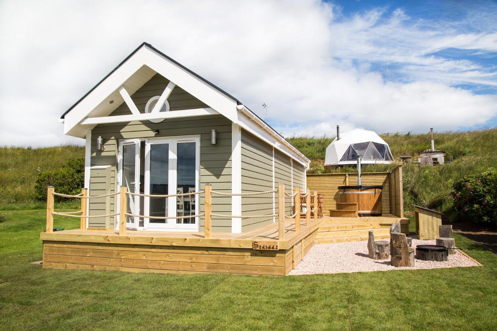 Sauchope Links Holiday Lodge And Glamping Park クレイル エクステリア 写真
